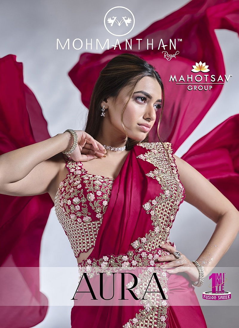 Aura Mohmanthan Royal By Mahotsav Designer Readymade Saree Suppliers In India Catalog